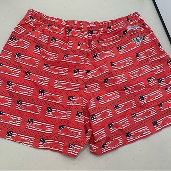 Columbia Swim Trunks Men’s Size XXL PFG 6” Inseam Lined Drawstring - Picture 2 of 11